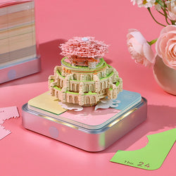 Castl Desk Calendar 2025 Tear-Away 3D Calendar Memo Pad Creative Desk Calendar DIY Notes Notepad 3D Art Calendar Paper