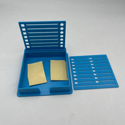 Sticky Note Dispenser  Sticky Pads Sticky note holder Versatile Desk Sticky Note Stencil Double Insert Template Storage Box
