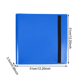 Trading Card Collector Holder 4/9/12-Pocket Binder Portable Storage Case Suitable for Game Cards Baseball Football Cards