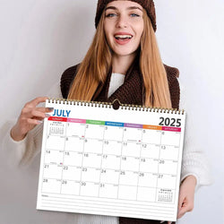 2025-2026 Calendar Wall Calendar Large Block 18 Month 2025 Calendar Annual Yearly Planner With Dates & Notes Jan 2025-Jun 2026