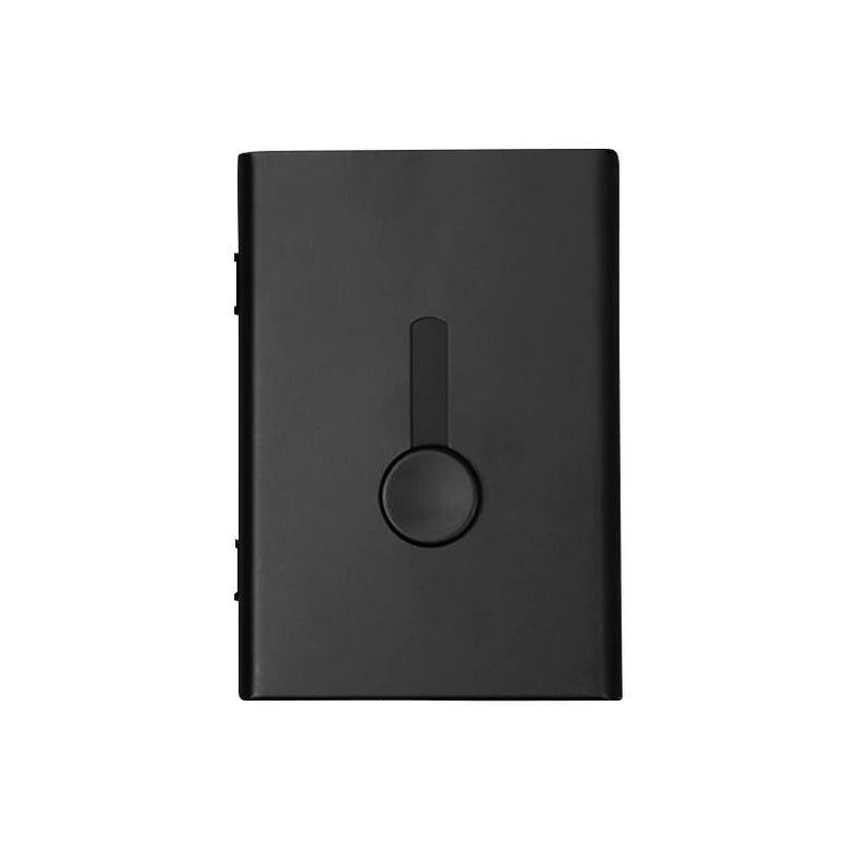Business Card Holder Hand Push Card Case Bank Card Membership Cards Package Metal Ultra Thin Business Card Box Organizer