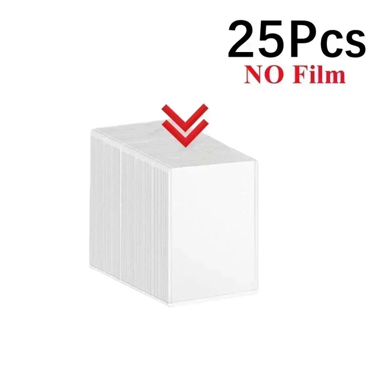1-50PCS Transparent Korean Kpop Card Sleeve with Protective Film Clear Card Holder Idol Photo Game Card Toploaders Cover 35PT