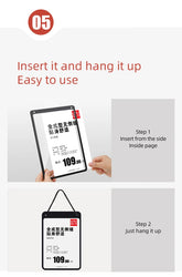 Placards lit. hang up a plate Event Listing Advertising and promotional display boards Warehouse signage Hanging alert signs