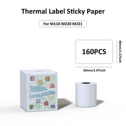 M110 Paper Compatible With M110/M120/M220/M221 Label Maker Printer Thermal paper Label Maker Paper M110 Label For Small Business