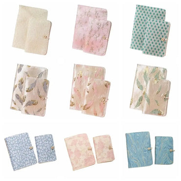 No Inner Page A5/A6 Loose-leaf Book Cover Creative INS Mini Budget Binder Cover 6 Rings 3D Notebook Cover Planner