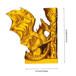 Whimsical Dragon Bookends Dragon Book End 3D Printed Animal Dragon Book Stopper A Must-Have For Fantasy Lovers Bookshelf Decor