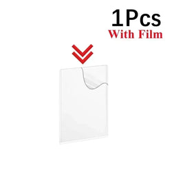 1-50PCS Transparent Korean Kpop Card Sleeve with Protective Film Clear Card Holder Idol Photo Game Card Toploaders Cover 35PT