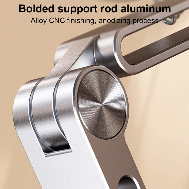 Book Stand for Reading Adjustable with 360° Rotating Base with Elastic Page Clip for Recipe Cookbooks Magazines Tablets Laptops
