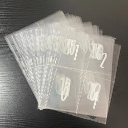 25 Sheets Of 100 Envelopes Save Money Challenge Pre-marked 1-100 Money Bag Cash Filler A5 Ring Adhesive Insertion Replacement