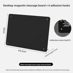 Desktop magnetic large-sized whiteboard, handwritten ironwork sign, coffee shop, standing blackboard billboard