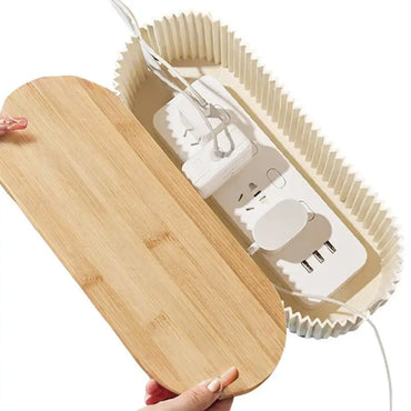 Cable Storage Organizer Wire Storage Cable Holder Outlet Hider Cord Organizer Extension Hiders Concealer Tidy Desktop Management