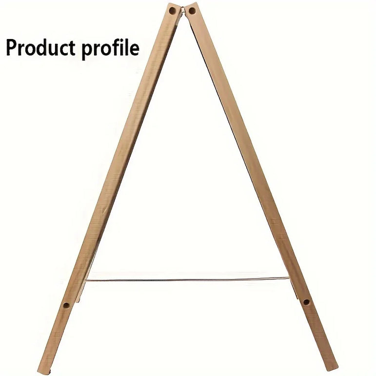1pc, Freestanding Wooden A Frame Double Sided Chalkboard For Tabletop Menu Board, Wedding Message Sign, Party Supplies
