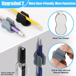 Silicone Pen Holder Self-Adhesive Silicone Pen Clip Desk Pencil Holder Wall Mounted Pencil Clip Ballpoint Pen Pencil Storage Cli