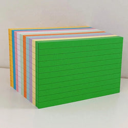 500 Sheets Colored Index Cards Sticky Notes Compact Blank Convenient Graffiti Portable Daily Paper DIY Note Cards Message Supply