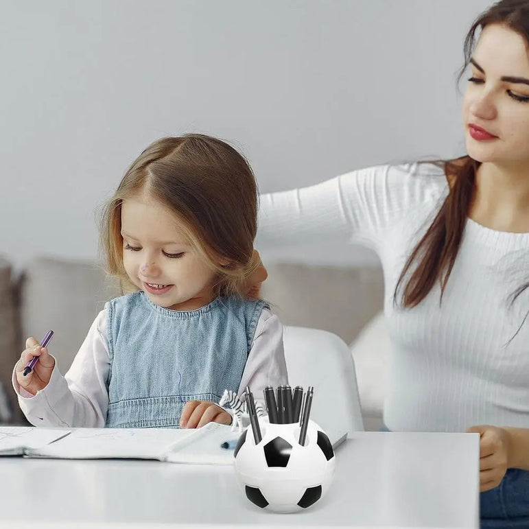 Pen Organizer For Desk Soccer Pen Holder Multipurpose Desk Pen Organizer Practical Pen Storage Containers Pencil Desk Holder For