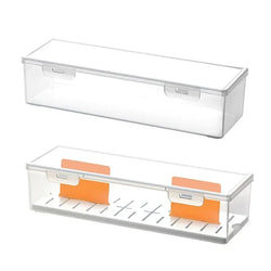 Clear Plastic Compartmentalized Organizer Box Holds 550+ Game Cards Storage Box