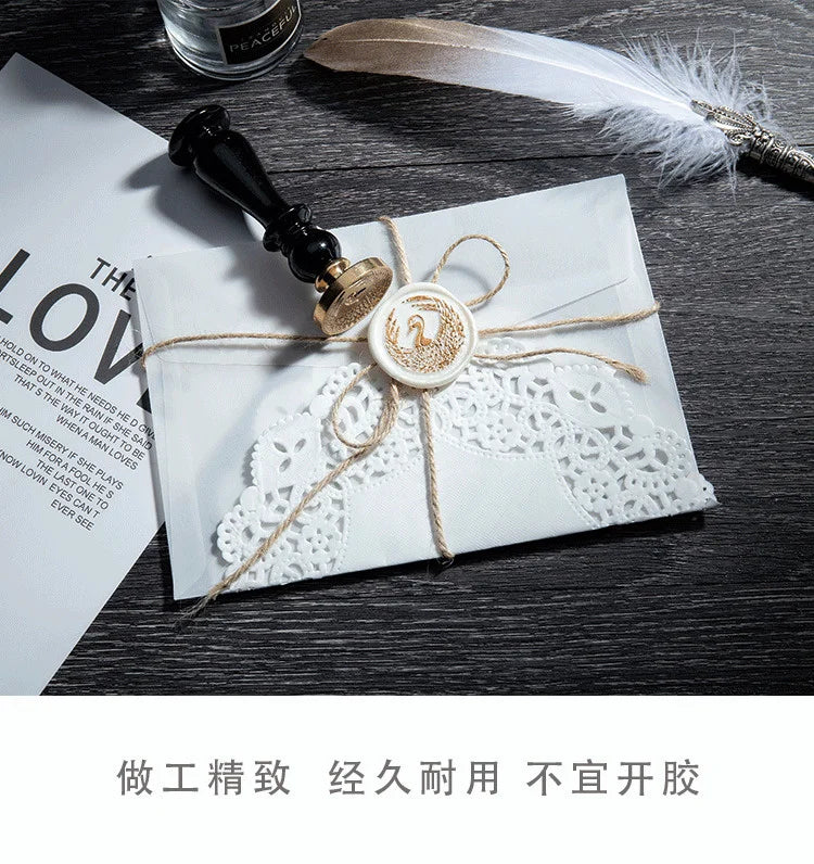 20PCS/Lot Semi-transparent Sulfuric Acid Paper Envelopes For DIY Postcard Card Storage Wedding Invitation Gift Packing
