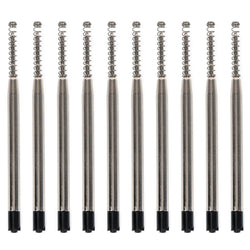10pcs Ink Pen Point Refill Ballpoint 1mm Medium G2 Refills with Spring