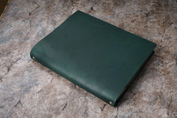 First-layer Cowhide Notebook A4 Enlarged Notebook Crazy Horse Leather Binder Thickened Sketchbook Retro Notepad Gift Notebook