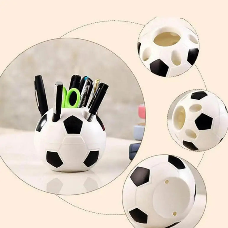 Pen Organizer For Desk Soccer Pen Holder Multipurpose Desk Pen Organizer Practical Pen Storage Containers Pencil Desk Holder For
