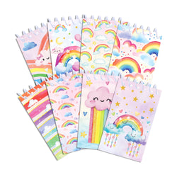 16pcs Football Mermaid Animals Mini Spiral Pocket Notebooks Memo Pad Coil Booklet Notepads For Kids Gifts Party School Diaries