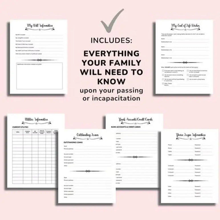 Black End of Life Planner End Of Life Planner Notebook Sorry Its Your Problem Funny End Of Life Planner Legacy Planning Notebook
