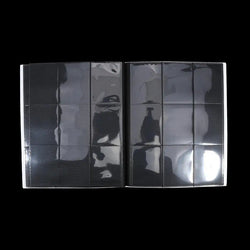 Trading Card Collector Holder 4/9/12-Pocket Binder Portable Storage Case Suitable for Game Cards Baseball Football Cards