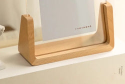 6 In Walnut Beech Photo Frame Wooden Kpop Idol Photo Display Wedding Party Picture Holder Desktop Office Photo Decor CardHolder