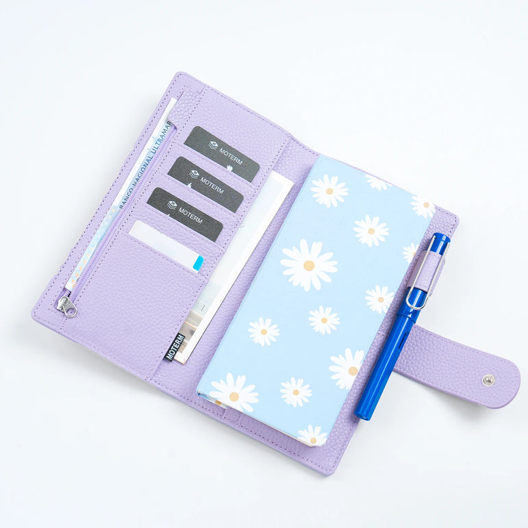 Moterm New Arrivals Weeks Elite Planner Cover for Hobonichi Weeks/ Mega Pebbled Leather Notebook without Large Pocket Organizer