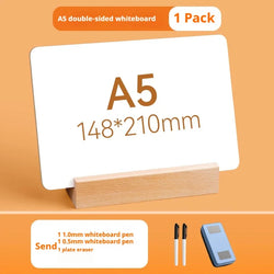 Small Whiteboard Small Blackboard on Double-sided Desk Children's Drawing Board  Shop Erasable Whiteboard Teaching Bulletin