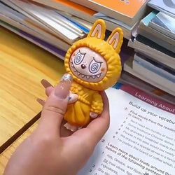 Press Face Changing Doll Toy Pendant Creative Cartoon Keychain Decompression Cute Face Changing Game Car Keychain Desktop Decor