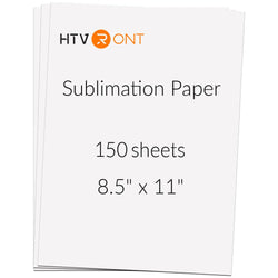 HTVRONT 150 Sheets A4（US）8.5 x 11 inches Sublimation Paper Heat Transfer Paper for Inkjet Printer T-shirt Clothes Printing 120g